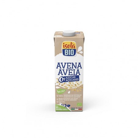 Bebida de avena sin azúcar 1L Isola Bio