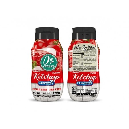 Salsa Ketchup 0% 330ml Quamtrax