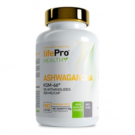 Ashwagandha 500mg ksm66 90 cap Life Pro