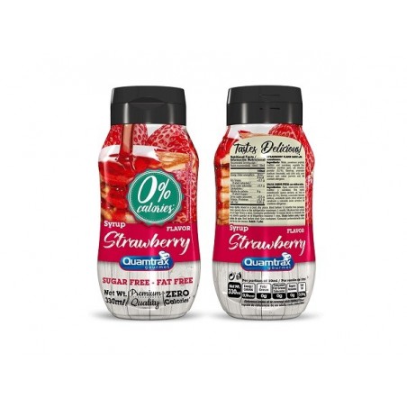 Sirope Fresa Zero 330 ml Quamtrax