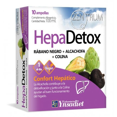 Hepadetox Confor Hepatico 10x10ml ampollas Ynsadiet