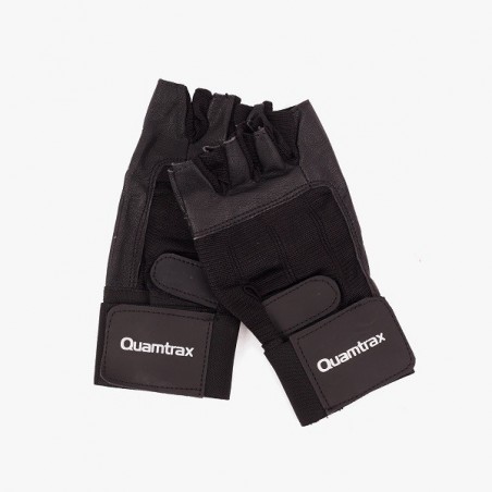 Guantes Plus con muñequera Negro Quamtrax