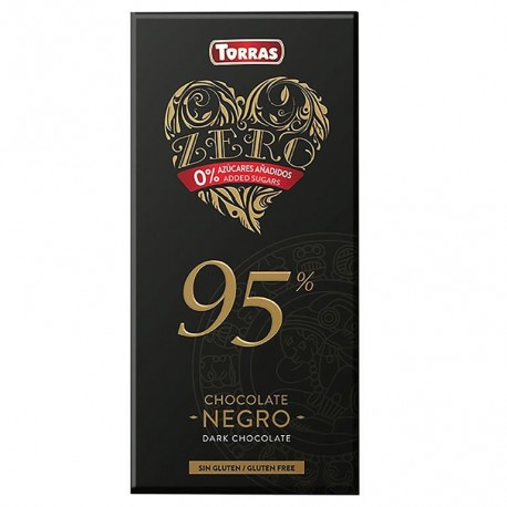 Tableta chocolate negro 95%...