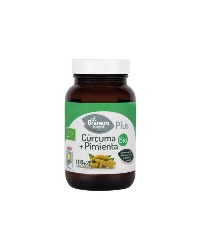 El Granero Integral Cúrcuma + Pimienta Bio 60 caps