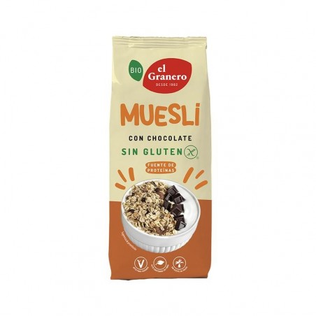 Muesli con chocolate sin gluten 375gr El Granero