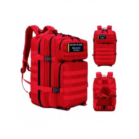 Mochila Táctica Negra No Pain No Gain 25L Beverly Nutrition