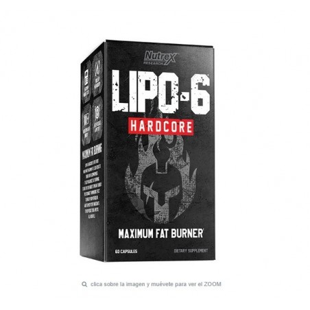 Lipo 6 Hardcore 60caps Nutrex