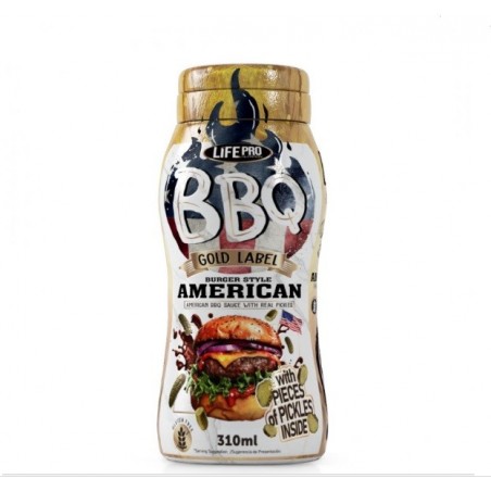 Salsa Bbq American Burger With Pickles 310ml Sauzero Zero