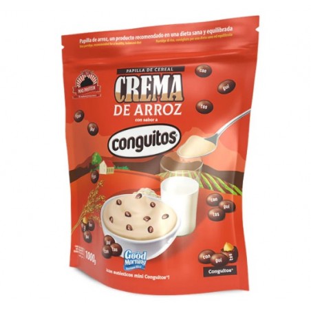 Crema de arroz conguitos 1kg Max Protein