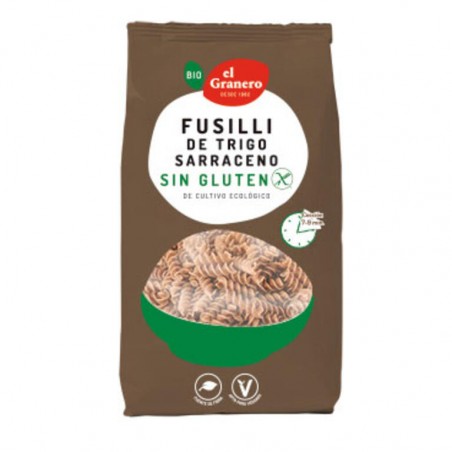 Fusilli de trigo sarraceno sin gluten Bio 500gr El Granero