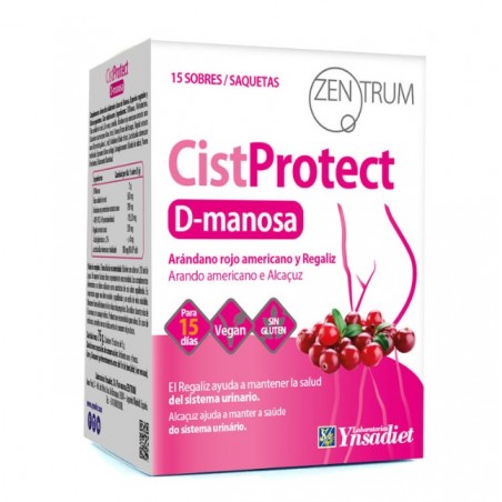 Cistprotect D-Manosa 15 sobres Zentrum Ynsadiet