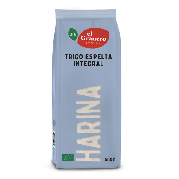 Harina de Trigo Espelta Integral Bio 500gr El Granero