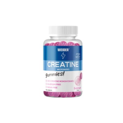 Creatina Gummies sabor chicle 66gum Weider