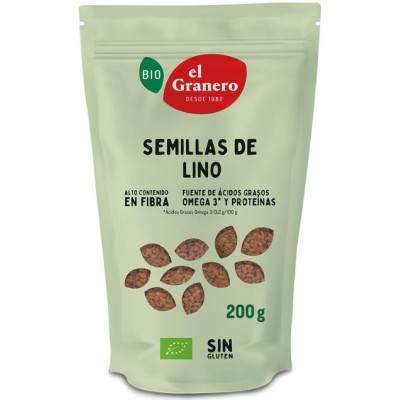 Semillas de Lino Bio 200gr El Granero