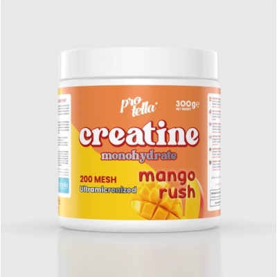 Creatina monohidrato mango 300gr Protella