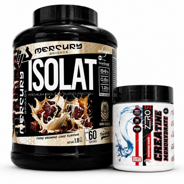 Pack Isolat Mercury + Creatina pura Zero Nutrition