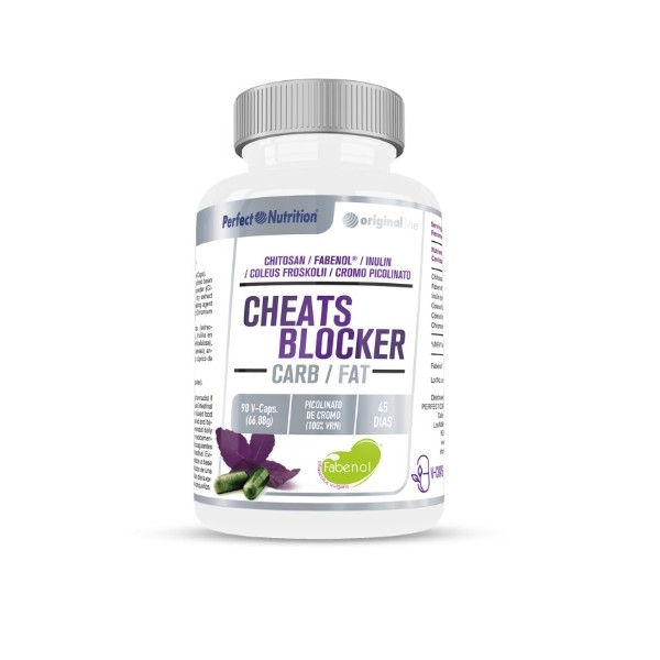 Bloqueador carbohidratos y grasas Cheats 90 caps Perfect Nutrition