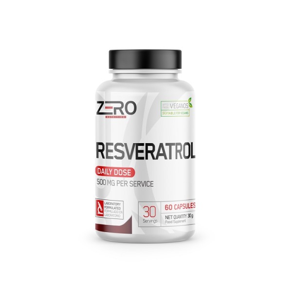 Resveratrol 500mg 60caps Zero Nutrition