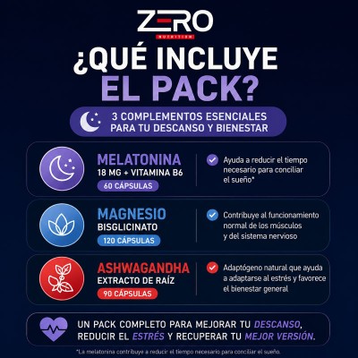 Pack Descanso Zero Nutrition