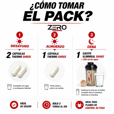 Pack control de peso Zero Nutrition