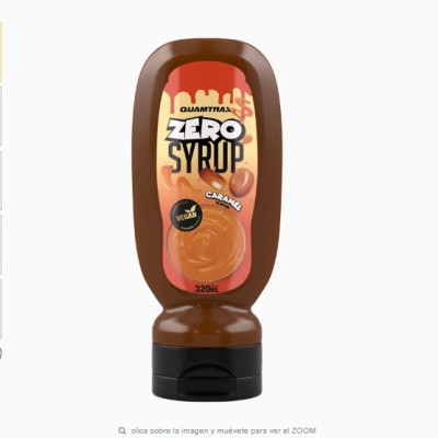 Sirope Caramelo Zero 320 ml Quamtrax