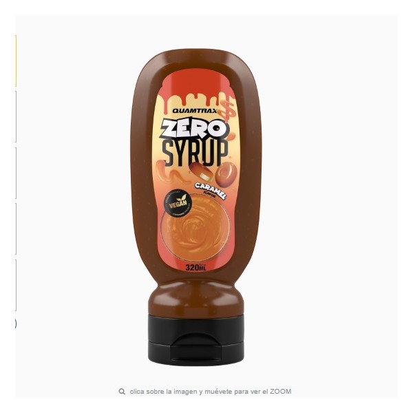 Sirope Caramelo Zero 320 ml Quamtrax