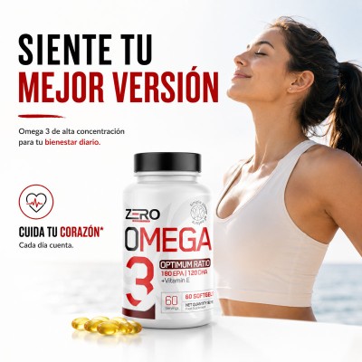 Omega 3 60 perlas Zero Nutrition