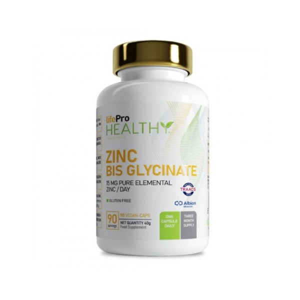 Zinc Bisglycinate 90 caps Life Pro