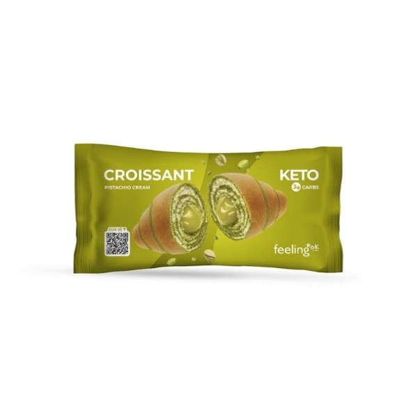 Croissant proteico keto pistacho 50gr Feeling Ok