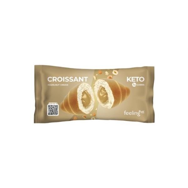Croissant proteico keto avellana 50gr Feeling Ok