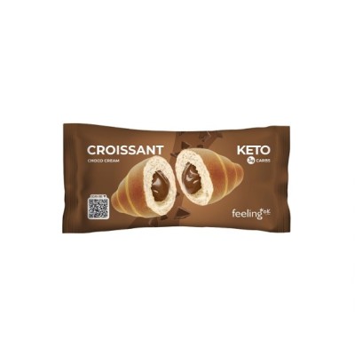 Croissant chocolate proteico keto 50gr Feeling Ok