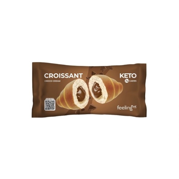 Croissant chocolate proteico keto 50gr Feeling Ok