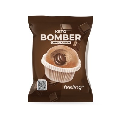 Magdalenta chocolate Keto Bomber 50gr Feeling Ok