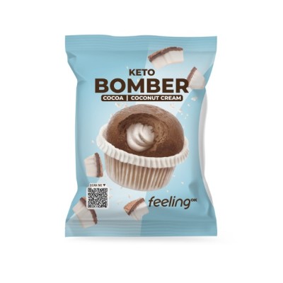 Magdalenta coco y chocolate Keto Bomber 50gr Feeling Ok