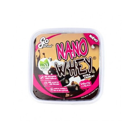 Barquillos Nano Whey rellenosde crema blanca 200gr Gofood
