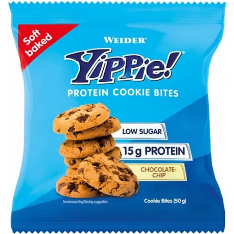 Yippie! Cookie Protein Bites 1 bolsa x 50 gr Weider