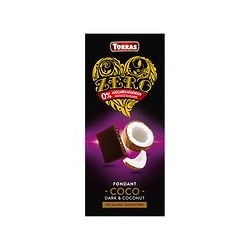 Tableta chocolate negro coco zero 125gr Torras